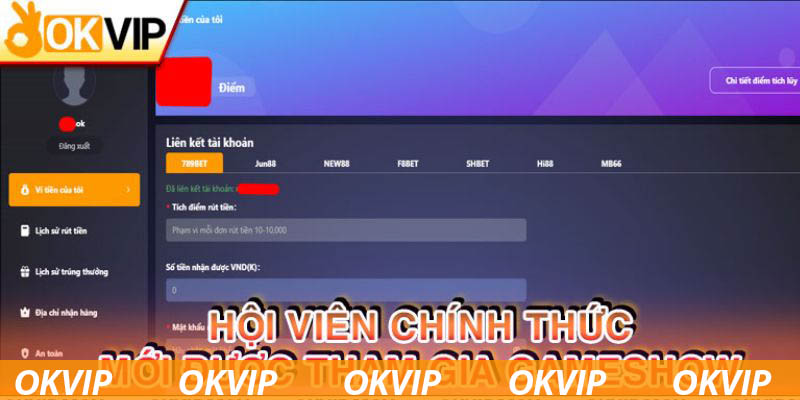 Mời bạn đăng ký nhận quà khủng từ OKVIP